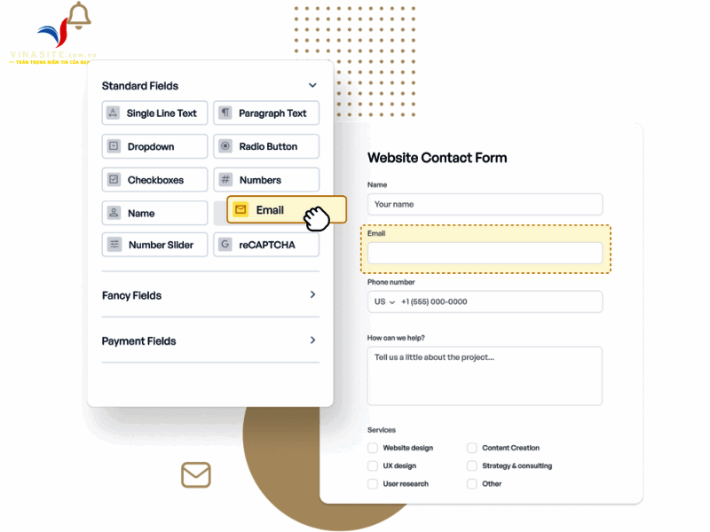 Plugin WPForms – Drag Drop WordPress Form Builder (Basic) Tính năng nổi bật của WPForms Basic