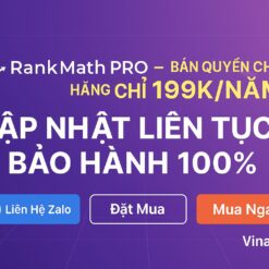 ⚡ Rank Math Pro Chỉ 199K/Năm – Có Update Liên Tục!