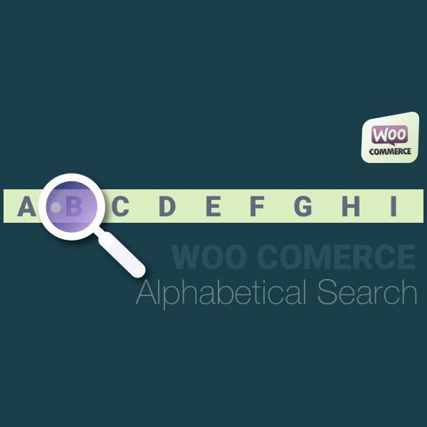 Woocommerce Alphabetical Search