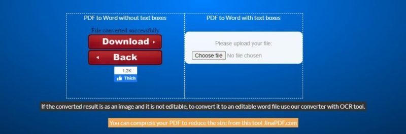 cách chuyển file pdf sang word không cần phần mềm
