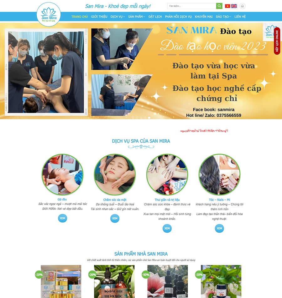 thiet ke website spa mau 1 2