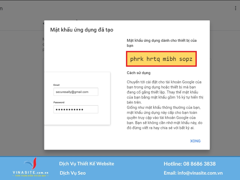 Cách cấu hình SMTP Gmail