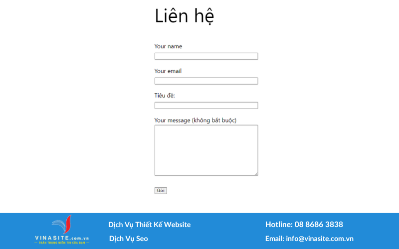 Hướng dẫn tích hợp Liên hệ – Contact Form 7 vào website WordPress