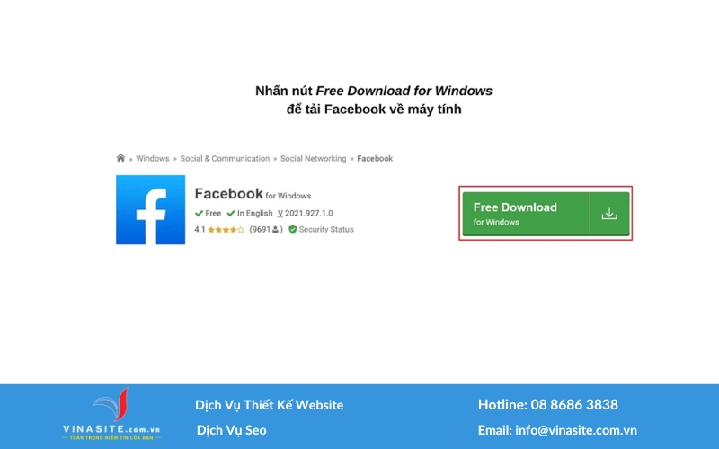 tải fb về máy tính win 10