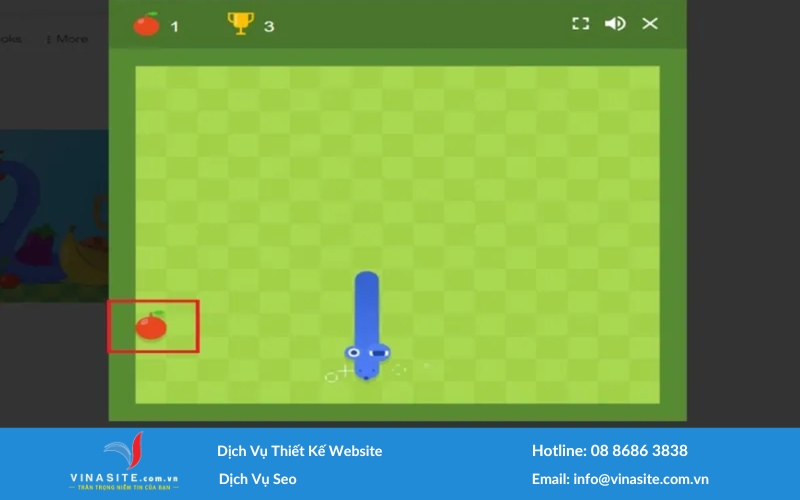 trò rắn săn mồi trên google