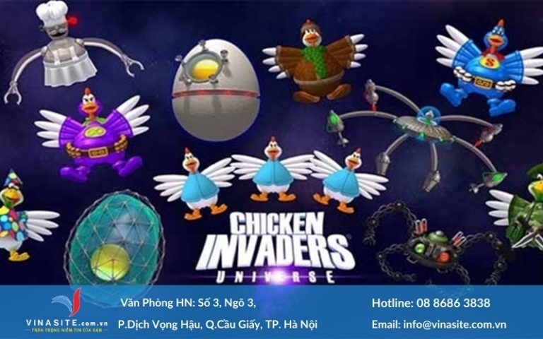 Khám phá Chicken Invaders tựa game gà xâm lược vũ trụ