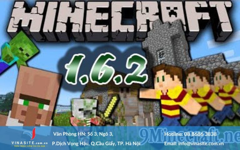 Hướng dẫn download minecraft 1.6.2 trên PC miễn phí