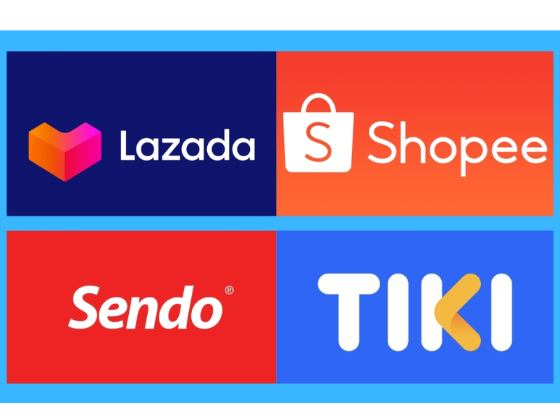 App bán hàng online – Shopee, Lazada, Tiki