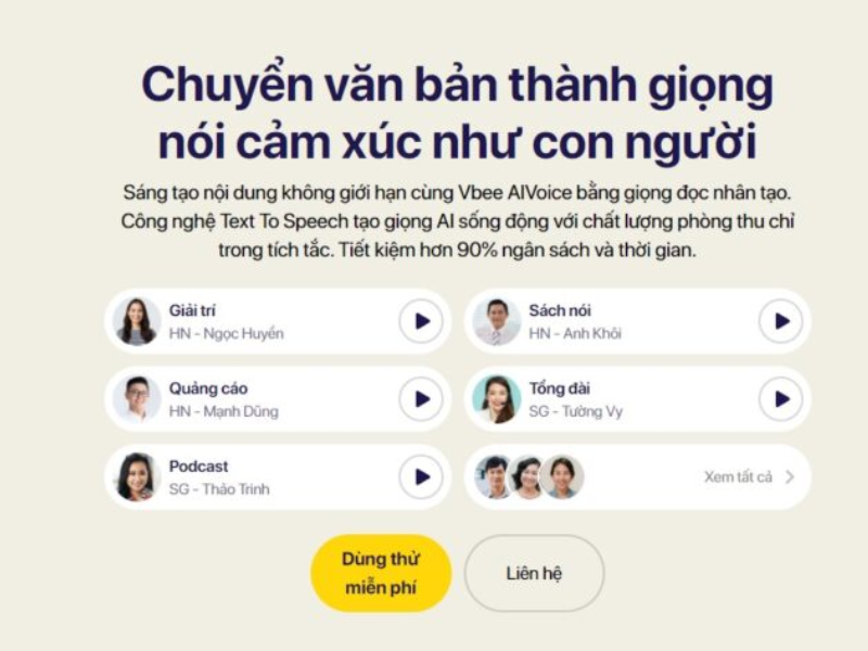 Những lý do bạn nên chọn Vbee AIVoice để tạo giọng đọc cảm xúc