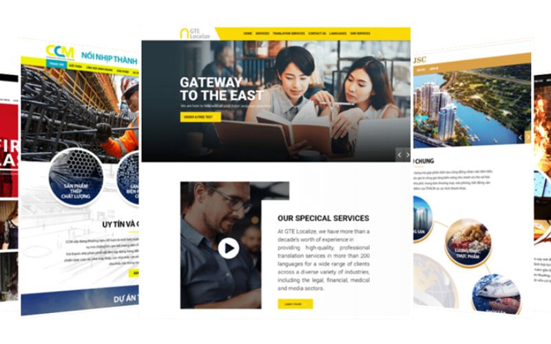 thiết kế web doanh nghiệp nhỏ và vừa