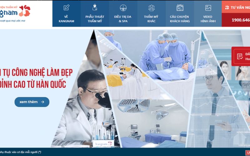 Thiết kế web trung tâm y tế 