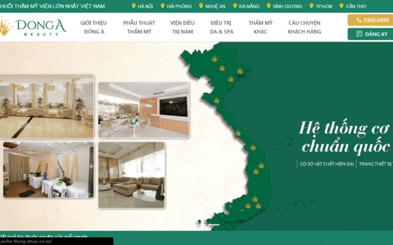 Thiết kế web trung tâm y tế