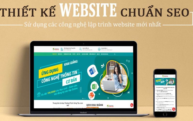 Thiết kế website đào tạo nghề