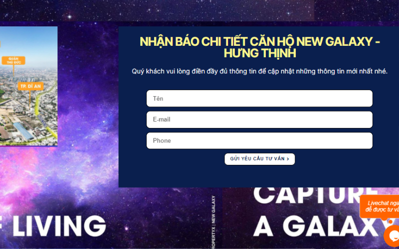 thiet ke website du an can ho 1