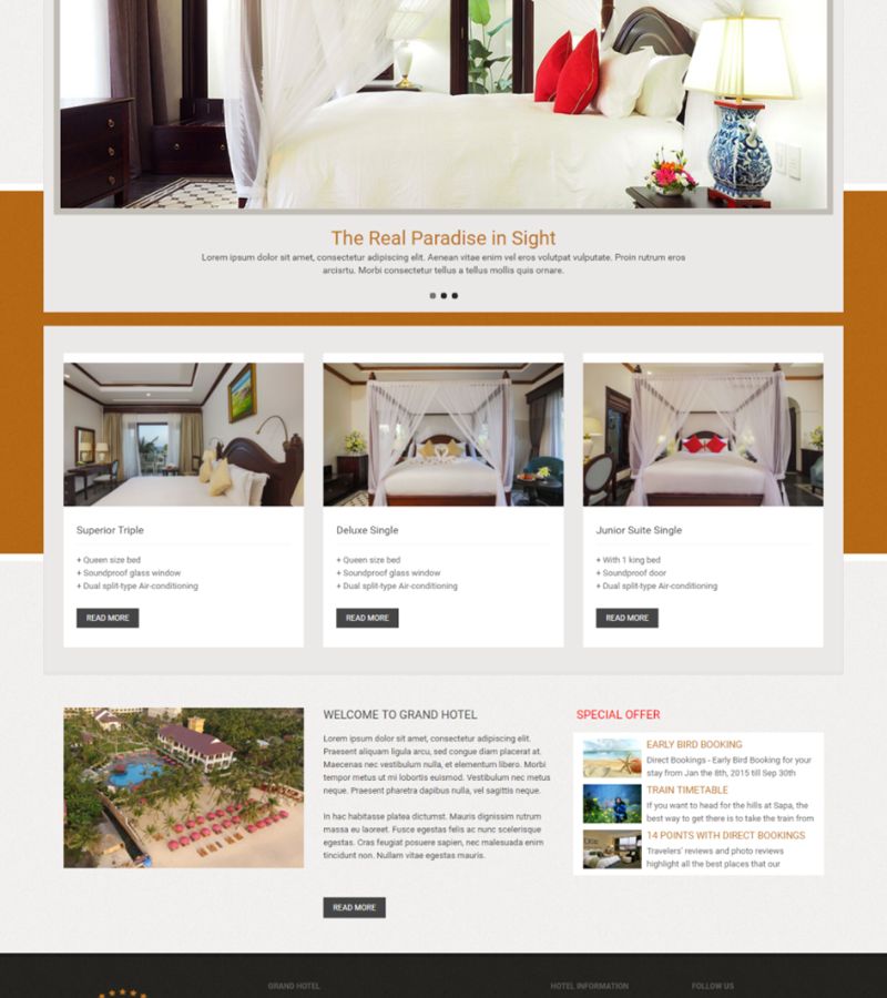 Thiết kế website khách sạn