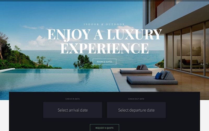 Thiết kế website resort
