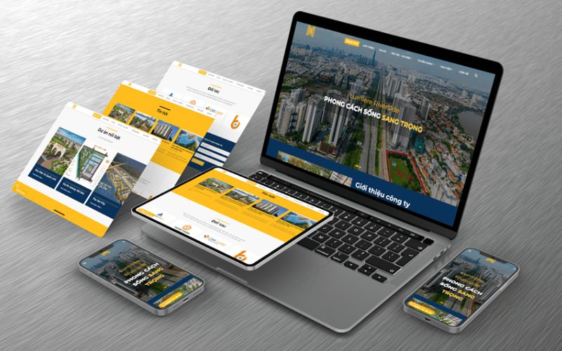 thiết kế website tập đoàn