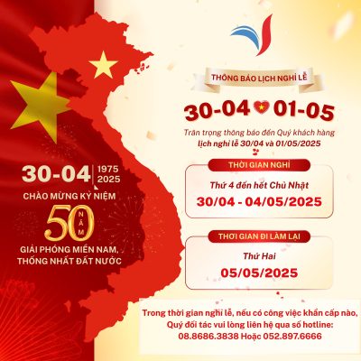 thong bao nghi le 30 04 va 01 05 2025