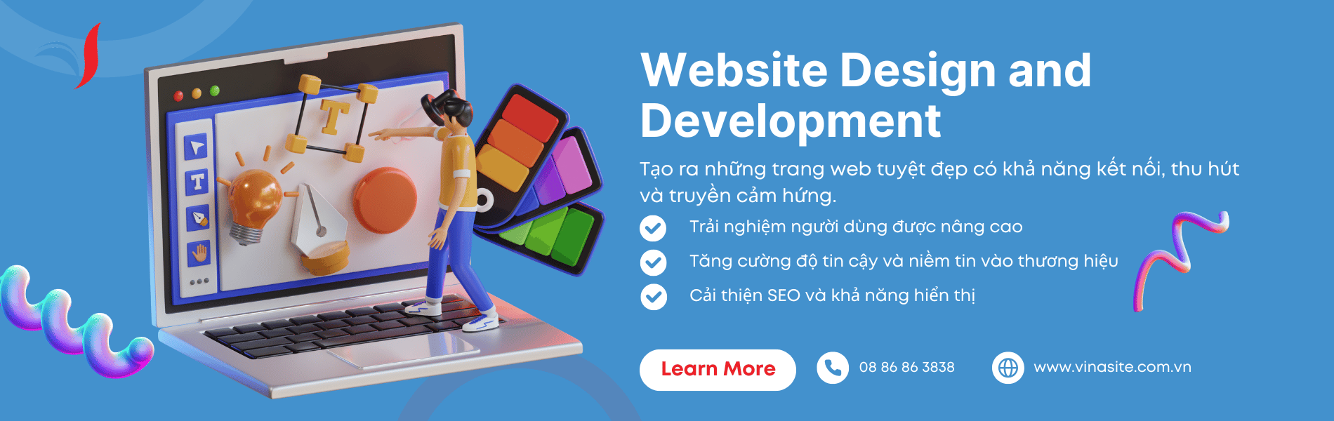 banner thiet ke website