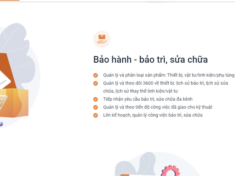 Phần mềm quản lý bảo hành Vinasite giúp quản lý đơn giản, tối ưu dịch vụ, tăng trải nghiệm khách hàng Tính năng nổi bật của phần mềm quản lý bảo hành Vinasite