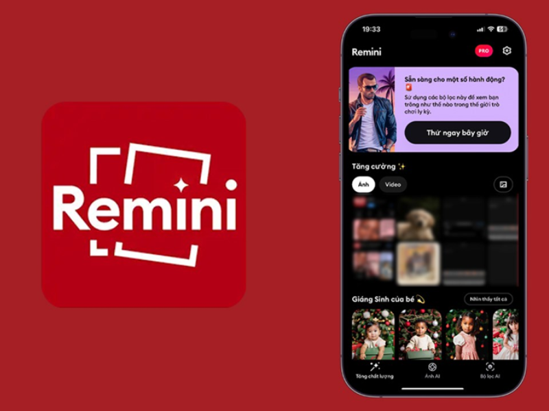 Khám phá Remini – Chỉnh sửa ảnh đỉnh cao cho mọi bức ảnh kỷ niệm Remini Chỉnh sửa ảnh