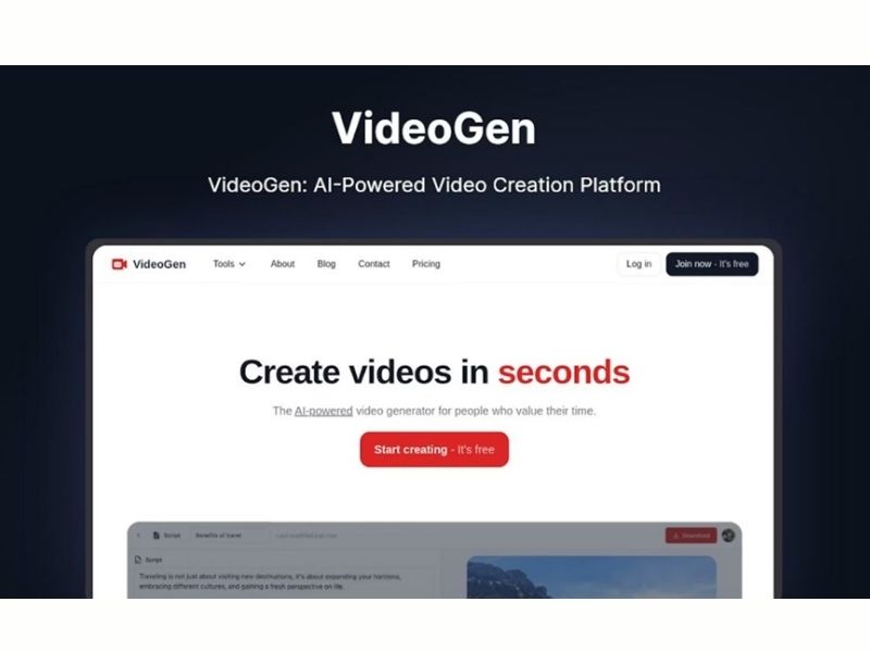 Hướng dẫn tạo video nhanh bằng AI với Videogen từ A đến Z Tạo video nhanh
