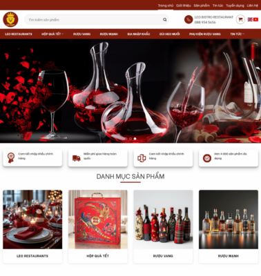 Thiết kế Website CÔNG TY TNHH THƯƠNG MẠI DỊCH VỤ OCEAN INVEST leomart vn