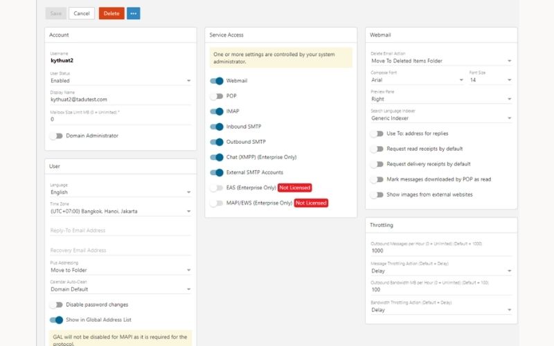 Hướng dẫn thêm tài khoản email doanh nghiệp trên Hộp thư Hướng dẫn thêm tài khoản email doanh nghiệp trên hộp thư
