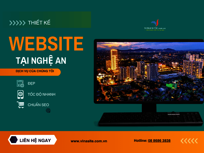 Vinasite nhận thiết kế website tại Nghệ An chuyên nghiệp, chuẩn SEO Vinasite nhận thiết kế website tại Nghệ An chuyên nghiệp, chuẩn SEO